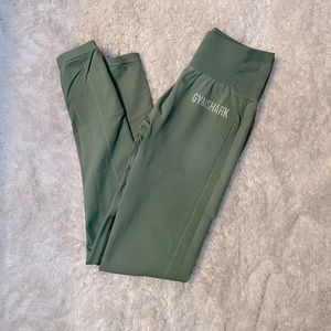 Size XS green gymshark leggings.